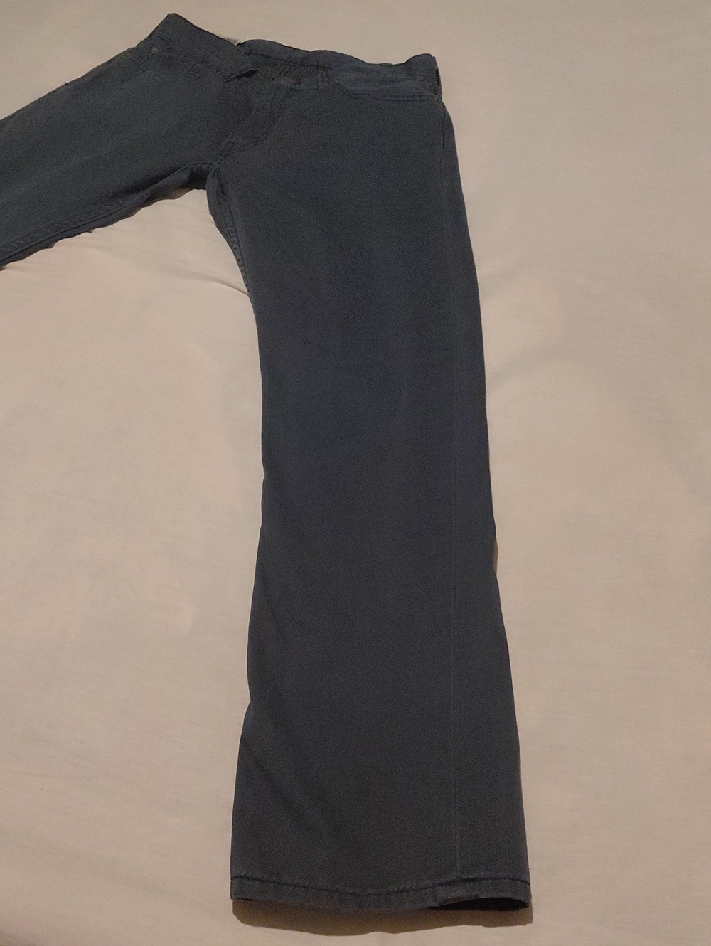 Levi's navy blue casual jeans with leather logo patch - Picture 4 of 10
